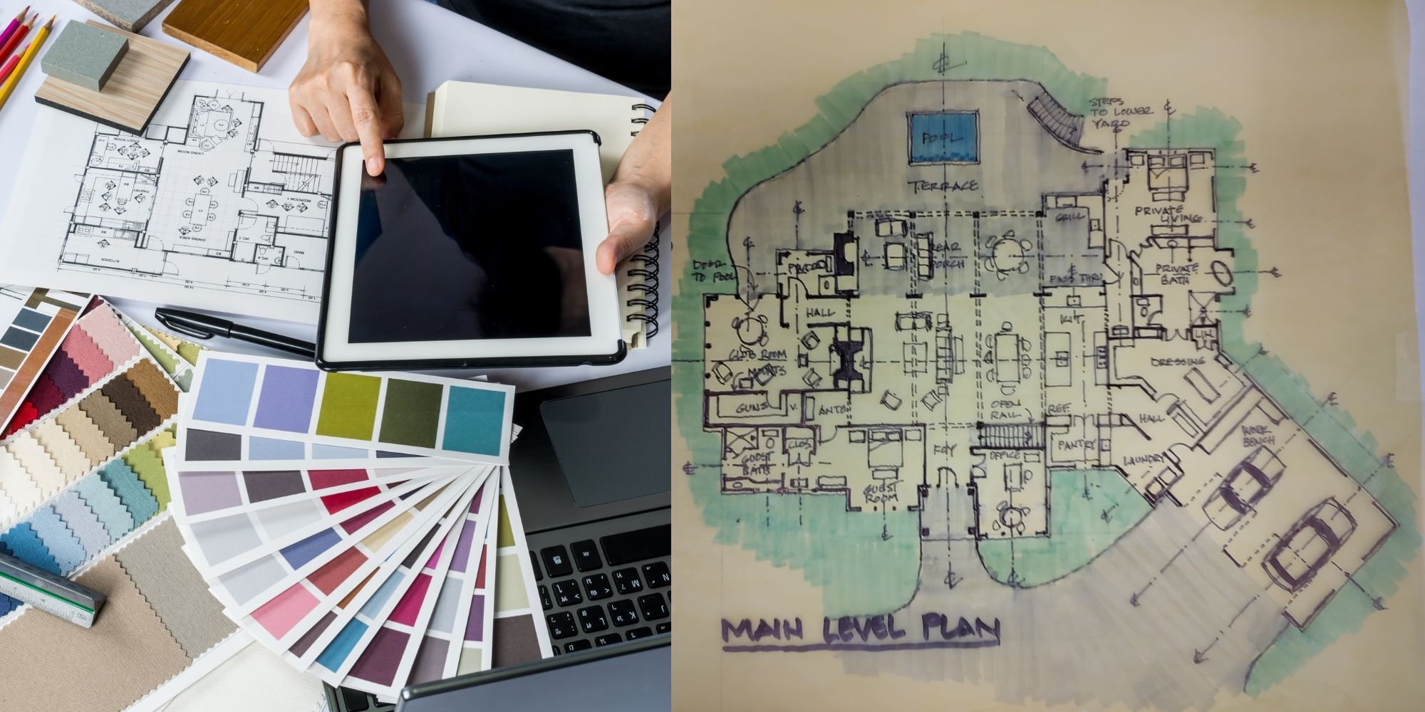 interior design and planning for a custom home build in Roanoke by Grace Alon