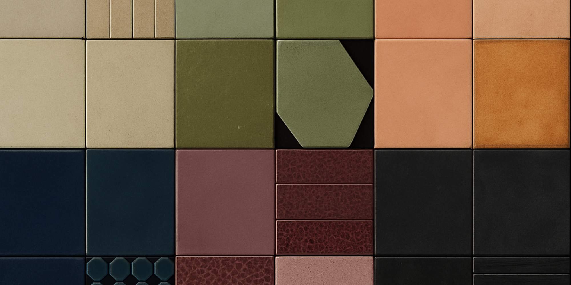 Examples of tiles for a home remodel or custom home by Grace Alon Builders