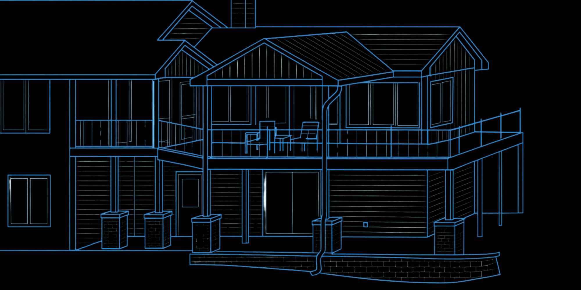 Custom home addition and renovation by Grace Alon Builders in Roanoke County