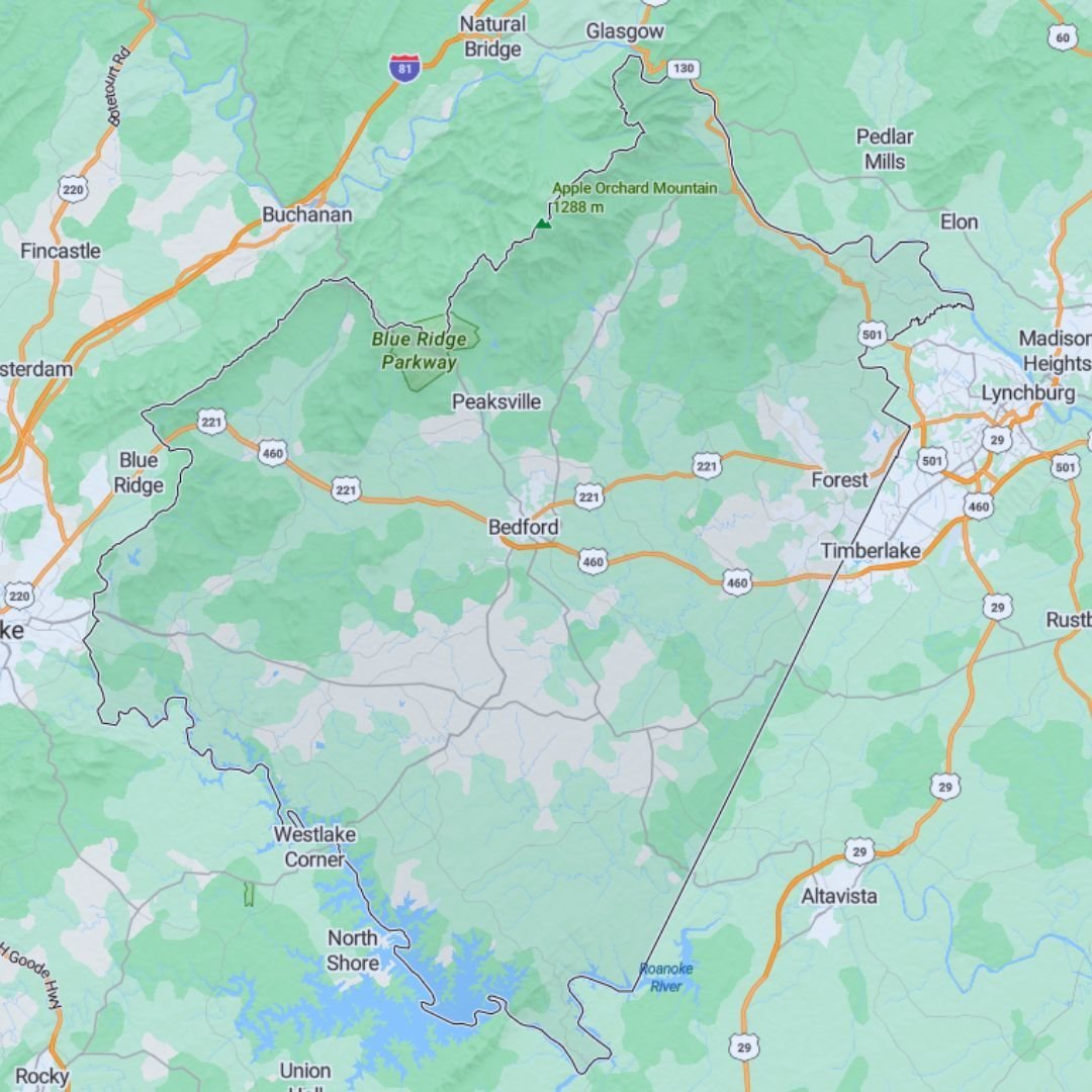 Bedford County, VA - Grace Along Builders - Custom Homes and Remodeling