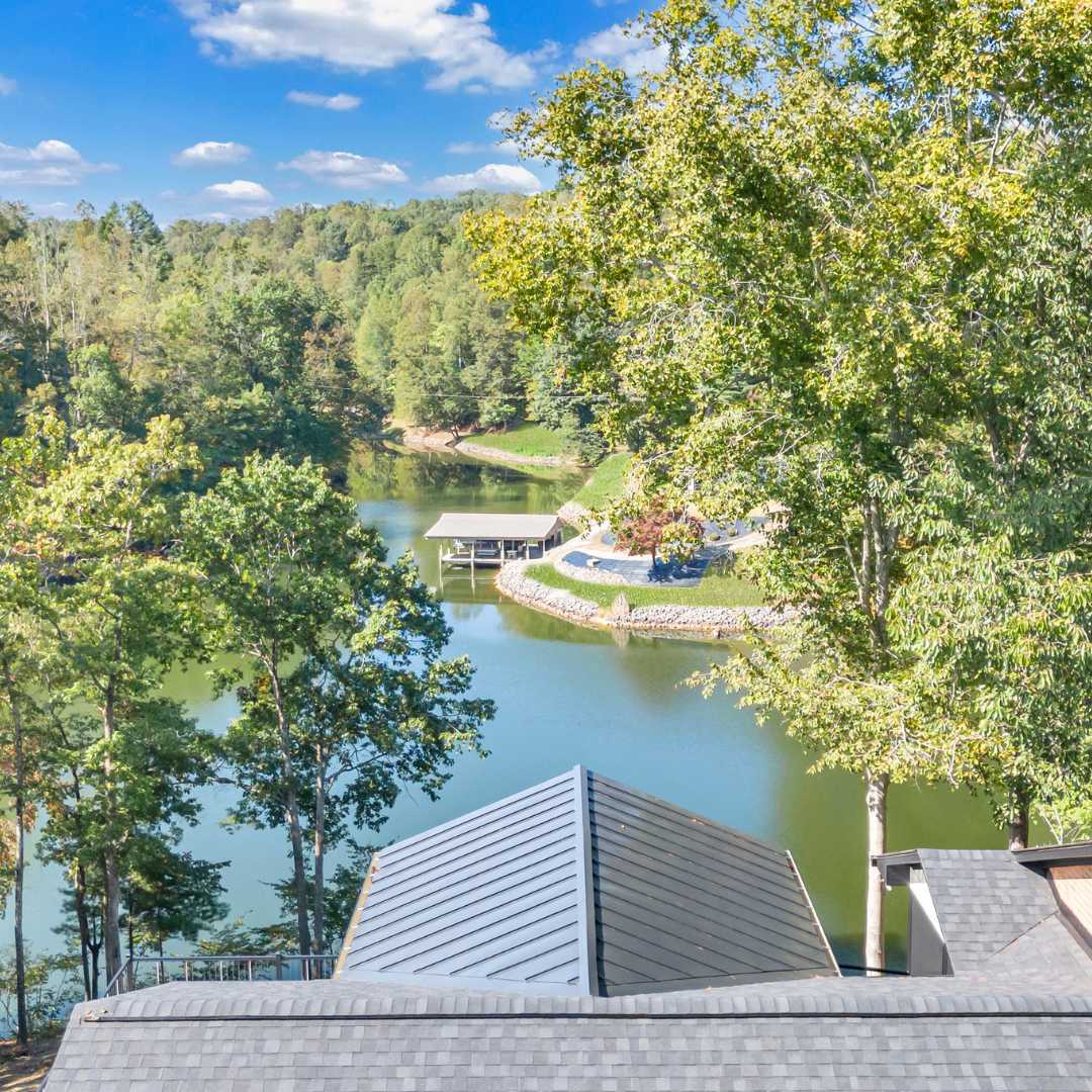 Lake view from the home addition by Grace Alon Builders